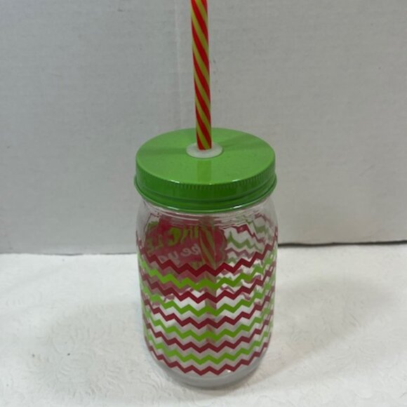 Jingle Like You Mean It Christmas Holiday Mason Jar Drink Glass 5.5" Tall - Picture 3 of 7